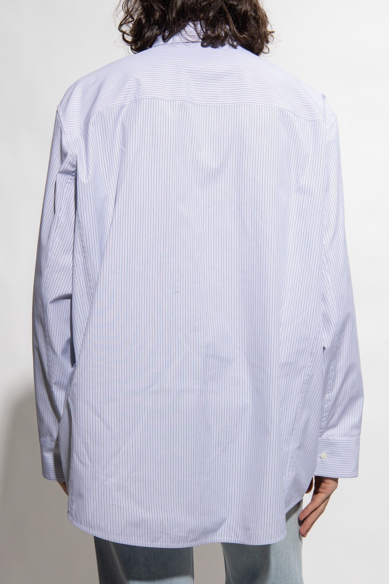 JIL SANDER◆長袖シャツ/34/コットン/BLU Jil Sander Cotton Denim Overshirt | Blue | FARFETCH